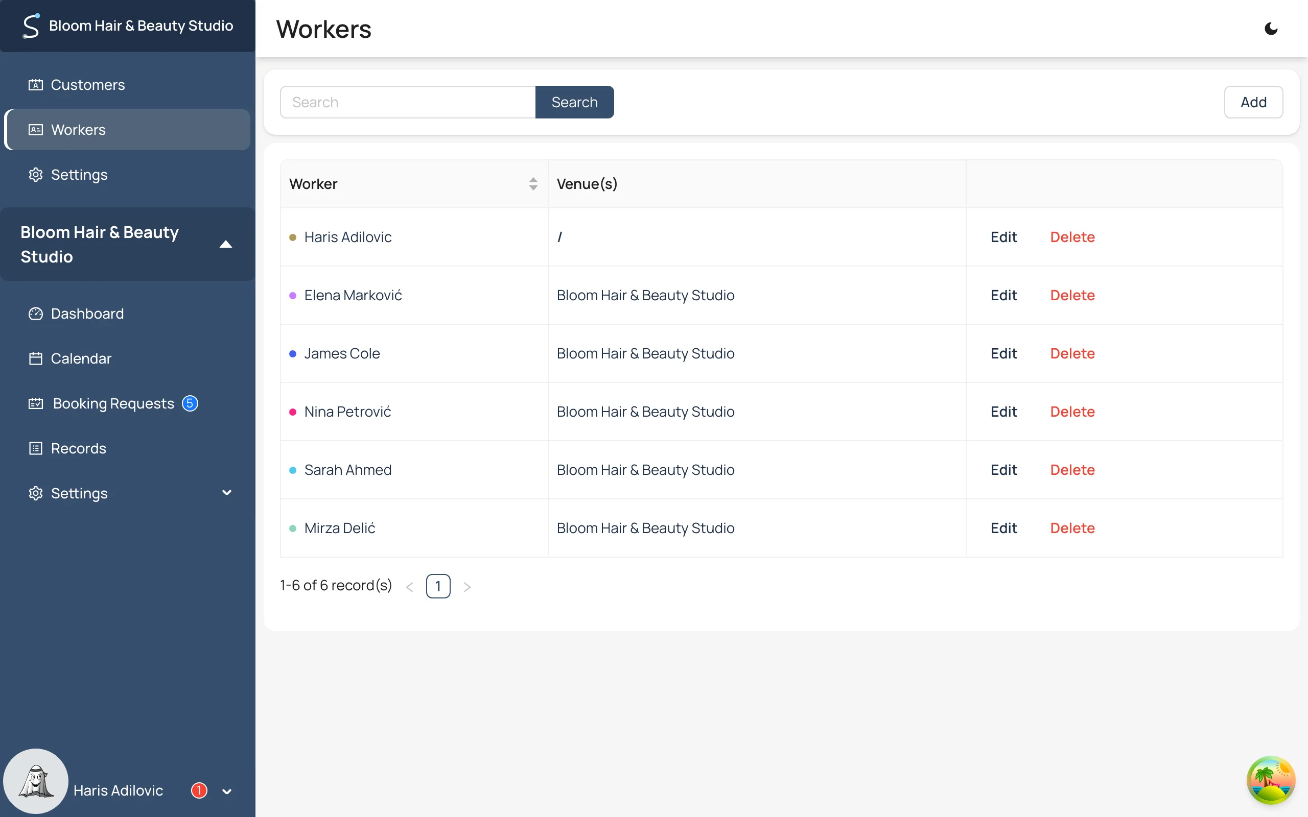 Worker management